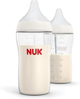 Perfect Match 2-in-1 Natural and Anti-Colic 8oz Bottle with Adaptable Medium Flow Nipple, 2 Pack