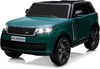 24V Licensed Land Rover Ride On Electric Car for Kids Ages 4-8, 2-Seater With Parent Remote Control, 3 Speeds, Wireless Music, MP3 Player, Light Green