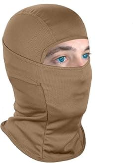 Achiou Balaclava Face Mask, Ski Mask UV Protector Lightweight for Motorcycle Cycling Running