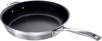 LE CREUSET 3-Ply Stainless Steel Non-Stick Frying Pan, 30 x 6.5 cm, 96100330000000, Silver