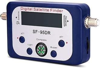 Digital Satellite Finder, LCD screen Satellite detection Satellite measuring device strength Dish Sat with built in alarm buzzer