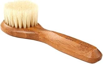 Facial Cleansing Brush - Natural Bristle Wood Handle