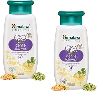 Himalaya Gentle Baby Wash For Moisturizer Baby Skin,200ml (Set of 2)