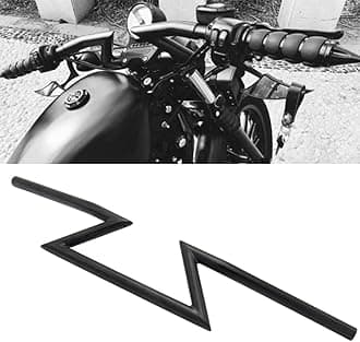 AnXin 7/8" 22MM HandleBar Z Handle Bars Universial For Sportster Cruiser XL 883 1200 Custom Chopper Softail Dyna Street Bob Black