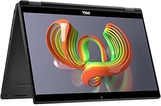 Dell Latitude 7390 2-in-1 Laptop, 13.3inch FHD Touchscreen Notebook, Intel Quad Core i5-8350U 1.7GHz, 8GB RAM, 512GB SSD, CAM, Windows 10 Pro, Black (Renewed)