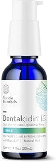 Bio-Botanical Research Dentalcidin LS, Liposomal Oral Care Solution, Assists in Removing Biofilms and Plaque for Healthy Teeth and Gums, 30ml
