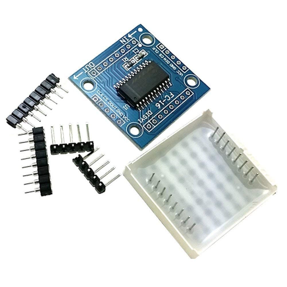 UIOTEC Dot Matrix Module Ignition Control Module MAX7219 Dot Matrix Module DIY Kit SCM Control Module for Arduino