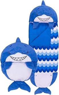 High Street TV Happy Nappers Sleeping Bags For Girls And Boys - Large & Medium Character Sleeping Bags And Play Pillows