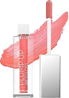 Swiss Beauty Plump-Up Wet lightweight Lip Gloss with High Shine Glossy Finish For Fuller and Plump Lips | Shade- Point The Town, 2ml|