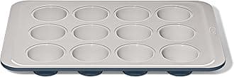 Good Grips Non-Stick Pro Ceramic Coated Metal Bakeware 12 Cup Muffin Pan – Storm Blue
