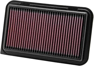 K&N Replacement Air Filter suitable for Suzuki Swift 1.2 20102017 Splash 1.2 ex. 86HP 20102014 Wagon R 1.2 20112017 Opel Agila 1.2 20102015 (332974)