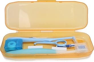 Oral Care Kit for Braces, Portable Set with Interdental Brush, Floss,Ortho Wax,Dental Floss Toothbrush Cleaning Kit
