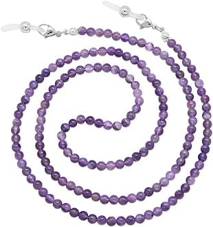 Eyeglasses Fashion Beaded Face Mask Holder Lanyard for Women