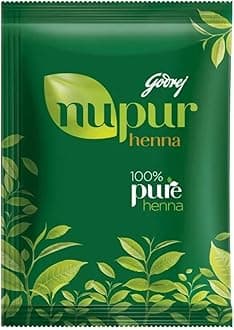 Godrej Nupur 100% Pure Henna Powder for Hair Colour (Mehandi) | for Hair, Hands & Feet (500g)