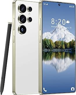 MMYI25 Ultra Unlocked Cell Phone, Built in Pen,6.99" HD Screen 12+512GB Unlocked Phones,Android 14 7000mAh Long Battery Life Smartphone,5G/Dual SIM/Fingerprint Unlock/Face ID (White, 12+512)