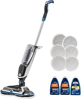 - BISSELL Spinwave Cordless Hard Floor Expert Spin Mop Cleaner 18V with washable mop pads for sealed hard floors