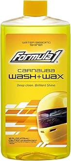 Formula 1 615016 Carnauba Wash And Wax Shampoo (473 Ml), Liquid