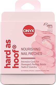 - Hard as Hoof S.O.S Nail Patches - Nail and Cuticle Strengthening Treatment Repair Patches, Nail Growth, Repair, 20 Count