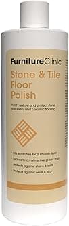 Stone & Tile Floor Polish - Polishes to a Glossy Sheen - Protects Against Stains - Fills Scratches and Reduces Wear & Tear – For All Types of Natural Stone, Porcelain & Ceramic Floors - 500ml