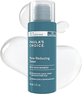 SKIN BALANCING Pore-Reducing Face Toner with Niacinamide, for Oily Skin & Combination, Minimizes Large Pores, Controls Oil & Shine, Hydrates & Replenishes, Fragrance-Free