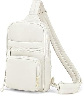 BAGSMART Crossbody Sling Bags for Women, Small Crossbody Purse Fanny Packs with Adjustable Strap, Sling Backpck for travel