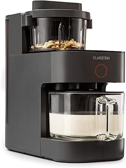 Blender, Stand Mixer with 300W Motor & 1250W Heating, High-Performance Plant Milk Maker, 360° Heating, 30,000 RPM, Touchscreen, Black