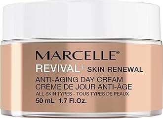 Marcelle Revival+ Skin Renewal Anti-Aging Day Cream, Hypoallergenic and Fragrance-Free