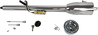 33" Chrome Tilt Steering Column Keyed Floor Shift GM for 1968-1980 Chevy Corvette