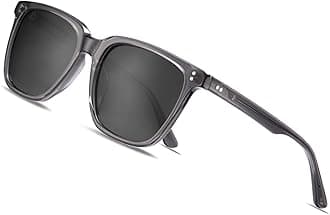 Retro Square Mens Sunglasses Polarised Eyewear 100% UV Protection for Driving Travel