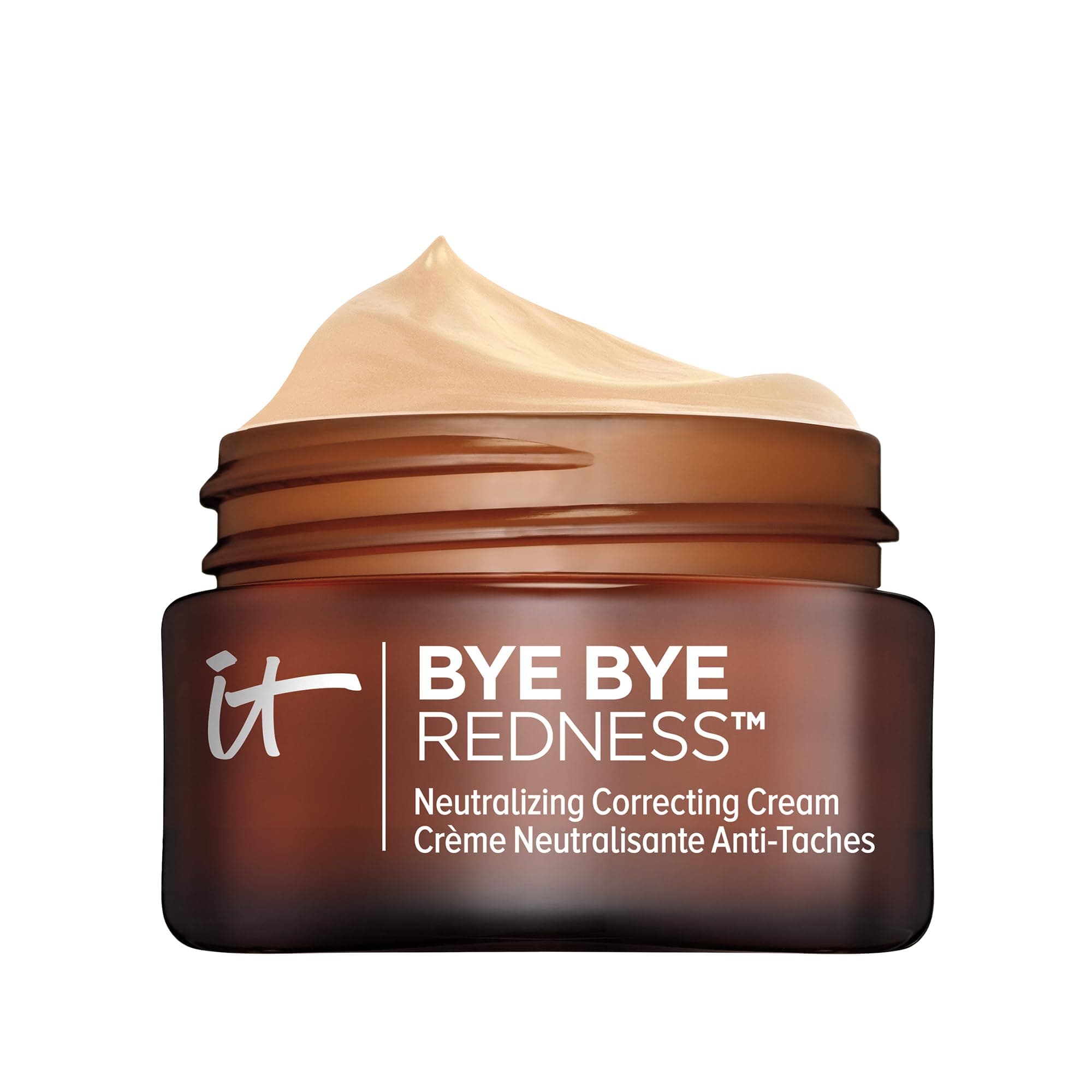 Bye Bye Redness Full Coverage Color Correcting Cream - Redness Neutralizing Tinted Face Moisturizer, 12HR Hydration, Hyaluronic Acid, Aloe, Colloidal Oatmeal, Rosacea Skin - 0.37 fl oz