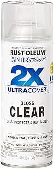 Rust-Oleum 249117 Spray Paint, Clear Glossy Finish 354ml