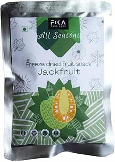 FIKA PURE FOOD Freeze Dried Jackfruit |Pack of 1 15gm| 100% natural | No Added Sugar| No Preservatives| Crispy and Healthy Jackfruit snack for both kids and adult (Jackfruit, 15 gm)
