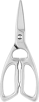 LIVINGO Kitchen Scissors Heavy Duty - Forging Separated Sharp Blade - Multi -Functional Stainless Steel Dishwasher Safe Shears, for Poultry, Food, Meat, Cooking, Nutcracker, Bottle Opener, 8 Inches