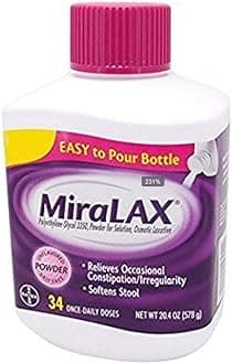 MiraLAX Powder Laxative (34 Doses,20.4oz)