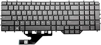 US Keyboard RGB Backlit Replacement for Dell Alienware Area 51m M17 R2 M17 R3 0H8FJC H8FJC