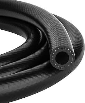 1/2 Inch (12mm) ID Fuel Line Hose 10FT NBR Rubber Push Lock Hose High Pressure 300PSI for Automotive Fuel Systems Engines