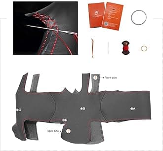 MEWANT Customized Black Microfiber Leather Car Steering Wheel Cover for Dodge Challenger 2015-2021 / Dodge Charger 2015-2021/ Dodge Durango 2018-2021