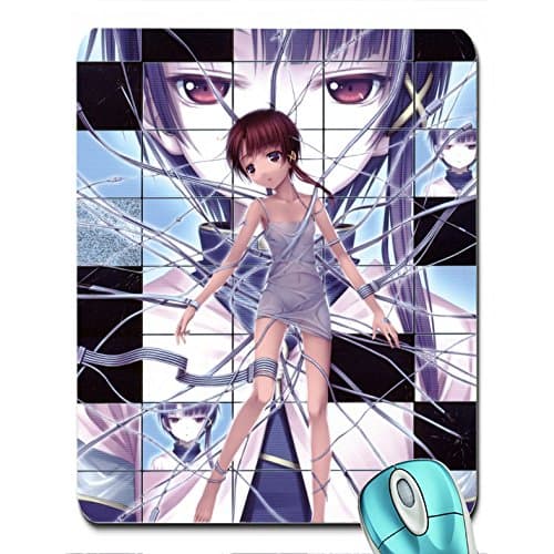 Serial E Periments Lain Iwakura Lain Anime Pajamas Anime Mouse Pad(10.2 x 8.3 x 0.12 inches)