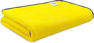 SOFTSPUN Microfiber Bath Towel 1Pc Yellow! Ultra Absorbent Super Soft & Lightweight Quick Drying for Men & Women Daily Use Large Size Unisex.