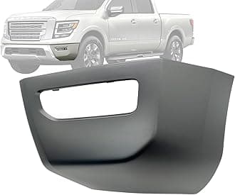 APA Replacement Front Bumper Corner Cover for 2020 2021 2022 2023 Titan without Parking Sensor Hole Driver Left Side 620259FV0H NI1016102