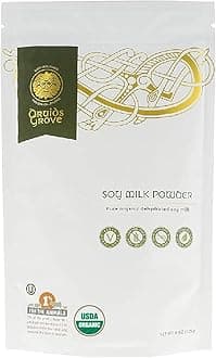 Druids Grove Soy Milk Powder Vegan ⊘ Non-GMO Gluten-Free OU Kosher Certified - 8 oz.