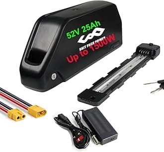 Unit Pack Power 52V 25Ah Shark Ebike Battery for 1000W 1500W Brushless Motor