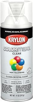 Krylon K05515007 COLORmaxx Spray Paint, Aerosol, Clear