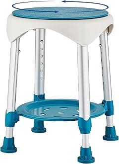 KSITEX Shower Stool for Inside Shower, Bath Chair Shower Chair for Seniors