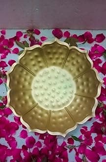 Handcrafted Taj Urli Flower Round Shape for Floating in Side Water and Flower with Candel Decor Room and Office Decor Product
