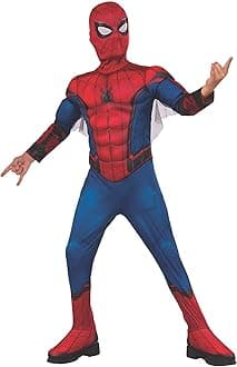 Rubies Child's Marvel Spider-Man Far From Home Deluxe Spider-Man Costume & Mask, Medium