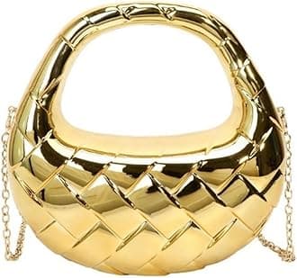 Acrylic Handbags for Women Cute Acrylic Clutch Small Unique Purse Trendy Metal Evening Bag for Party Cocktail