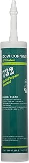 Dow Corning 732 Multi-Purpose Silicone Sealent, 300 ml Cartridge, Clear