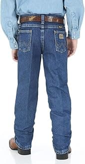 Wrangler Boy's George Strait Original Cowboy Cut Jeans Blue 6 REG
