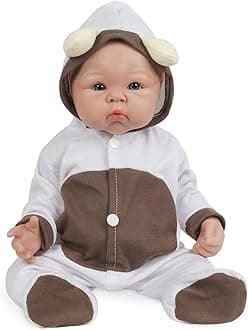 19 inch Silicone Baby Dolls Girl Weighted 7.26 lb,[NOT Vinyl],Silicone Full Body Reborn Realistic Lifelike Real Life Newborn Soft Babies with Feeding Kit & Gift Box for Kids Age 3+